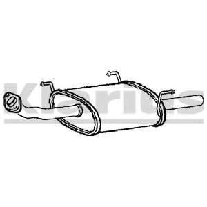 Глушитель выхлопных газов конечный