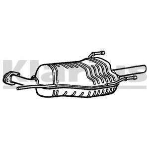 Глушитель выхлопных газов конечный