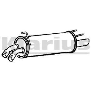 Глушитель выхлопных газов конечный