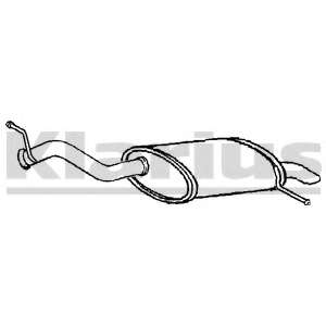 Глушитель выхлопных газов конечный