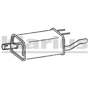 Глушитель выхлопных газов конечный