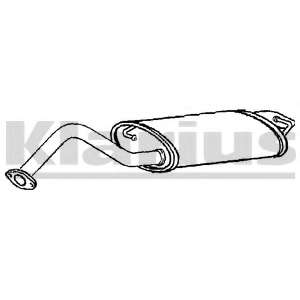 Глушитель выхлопных газов конечный