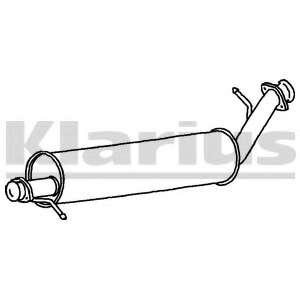 Средний глушитель выхлопных газов