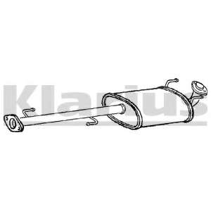 Средний глушитель выхлопных газов