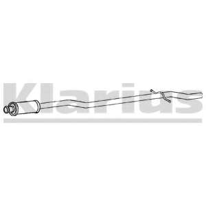 Средний глушитель выхлопных газов