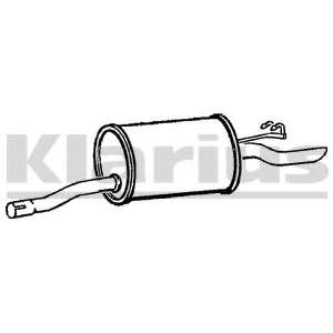 Глушитель выхлопных газов конечный