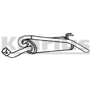 Глушитель выхлопных газов конечный