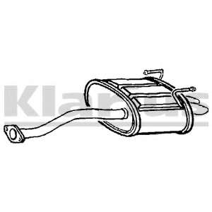 Глушитель выхлопных газов конечный