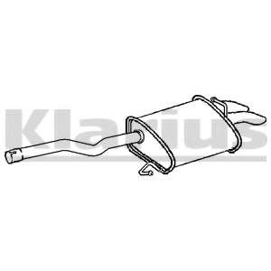 Глушитель выхлопных газов конечный