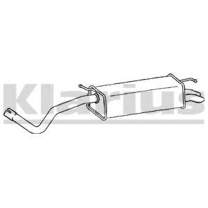 Глушитель выхлопных газов конечный