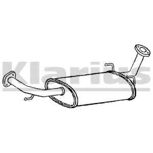 Средний глушитель выхлопных газов