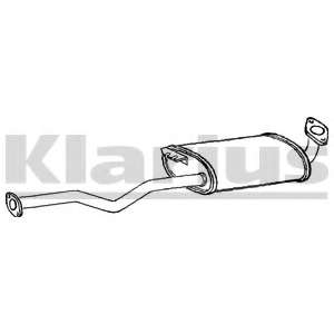 Средний глушитель выхлопных газов