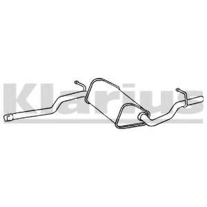 Средний глушитель выхлопных газов