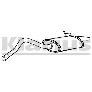 Глушитель выхлопных газов конечный