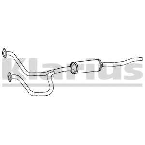 Предглушитель выхлопных газов