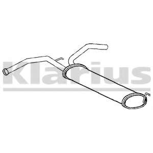 Глушитель выхлопных газов конечный