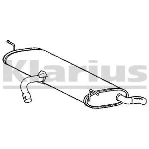 Глушитель выхлопных газов конечный