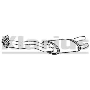 Предглушитель выхлопных газов