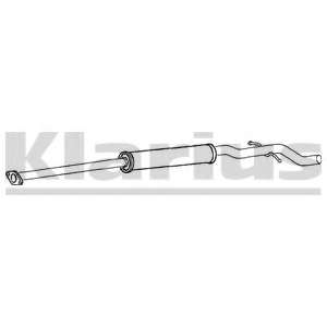 Средний глушитель выхлопных газов