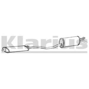 Глушитель выхлопных газов конечный