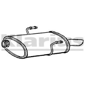 Глушитель выхлопных газов конечный