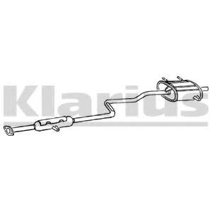 Глушитель выхлопных газов конечный