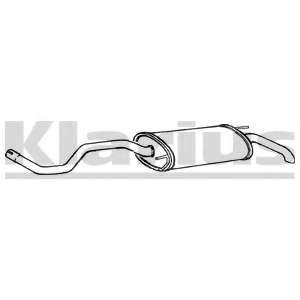 Глушитель выхлопных газов конечный