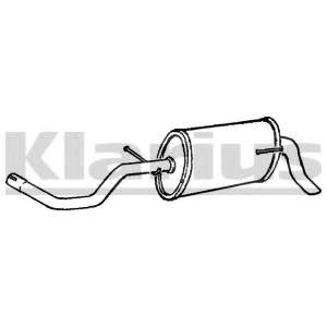 Глушитель выхлопных газов конечный