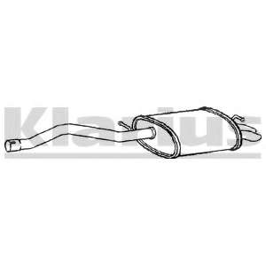 Глушитель выхлопных газов конечный