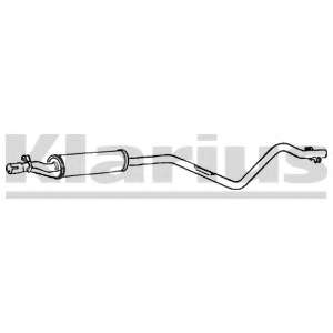 Средний глушитель выхлопных газов