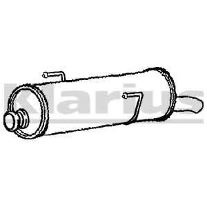 Глушитель выхлопных газов конечный