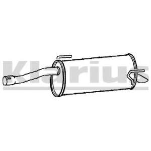 Глушитель выхлопных газов конечный