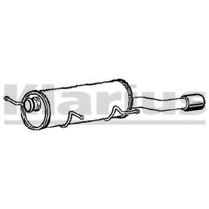 Глушитель выхлопных газов конечный