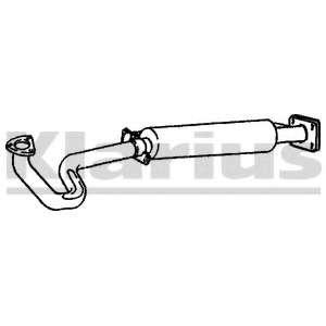 Средний глушитель выхлопных газов