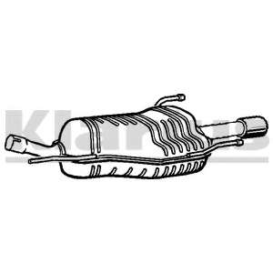 Глушитель выхлопных газов конечный