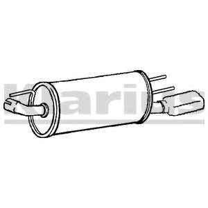 Глушитель выхлопных газов конечный