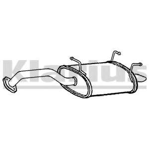 Глушитель выхлопных газов конечный