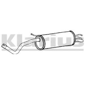 Глушитель выхлопных газов конечный