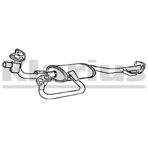 Предглушитель выхлопных газов