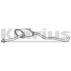 Средний глушитель выхлопных газов