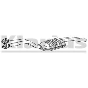 Предглушитель выхлопных газов