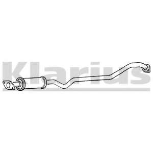 Средний глушитель выхлопных газов