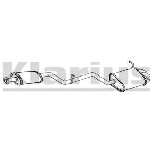 Глушитель выхлопных газов конечный