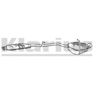 Глушитель выхлопных газов конечный