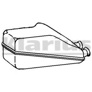 Глушитель выхлопных газов конечный