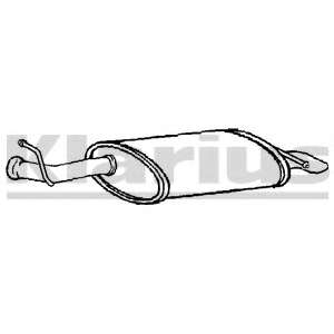 Глушитель выхлопных газов конечный