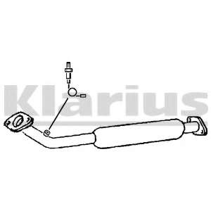 Средний глушитель выхлопных газов