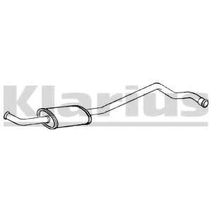 Средний глушитель выхлопных газов