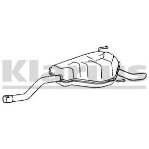 Глушитель выхлопных газов конечный