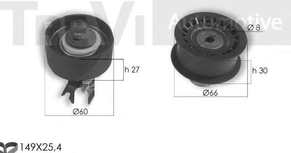 Комплект ремня ГРМ